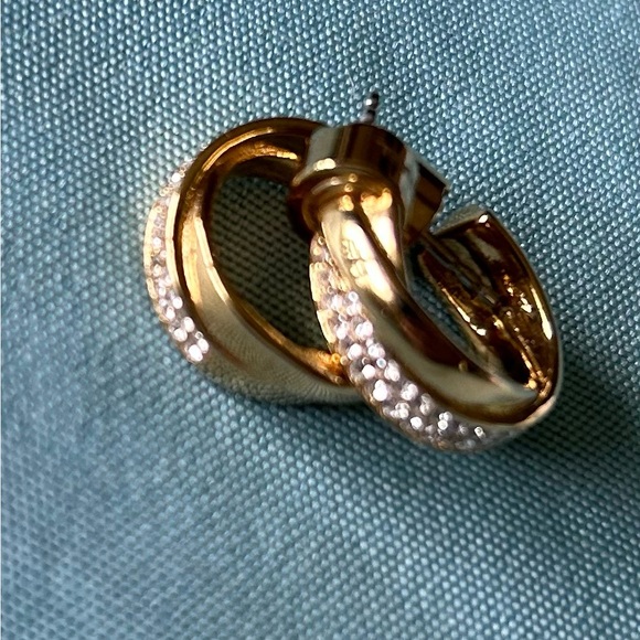 Michael Kors, precious metal plated mini hoop earrings - Picture 3 of 6